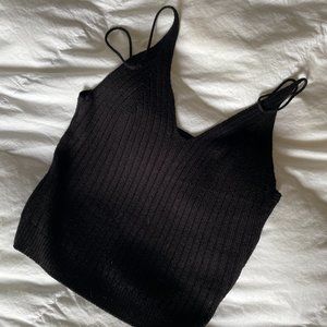 Black Sweater Tank